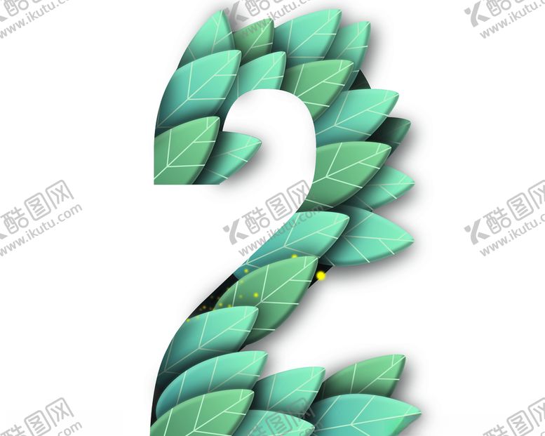 编号：47559205181713259718【酷图网】源文件下载-数字树叶穿插