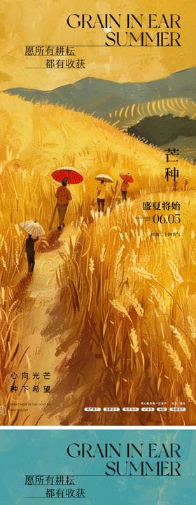 芒种24节气海报