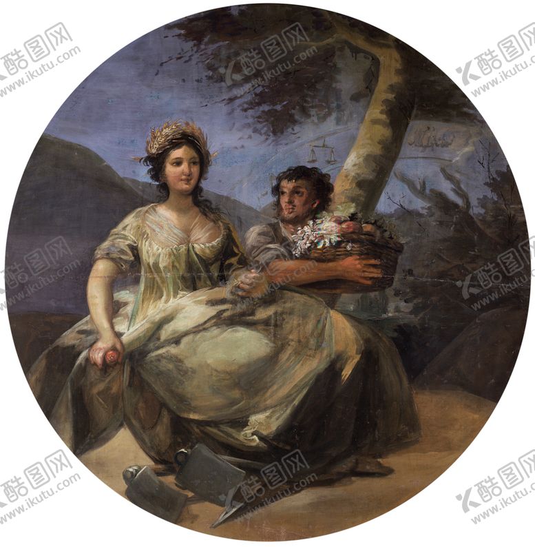 编号：79202010022241489122【酷图网】源文件下载-欧式古典油画作品