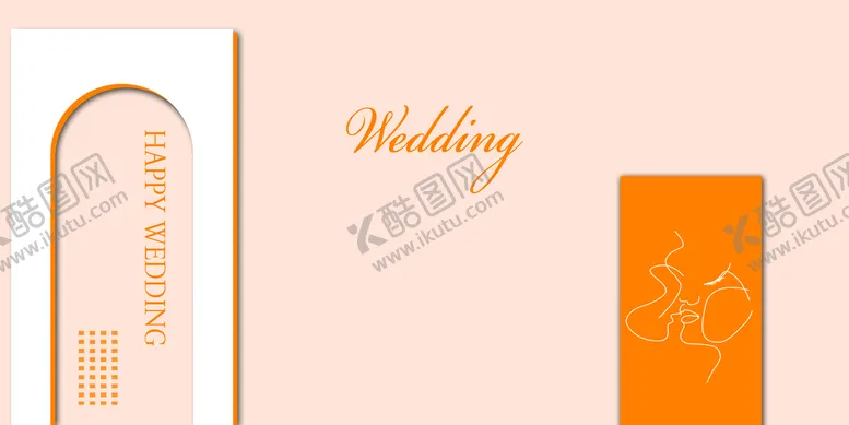 编号：21845609190009412738【酷图网】源文件下载-香槟色婚礼