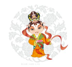 戏曲人物PNG戏曲元素京剧净国潮角色