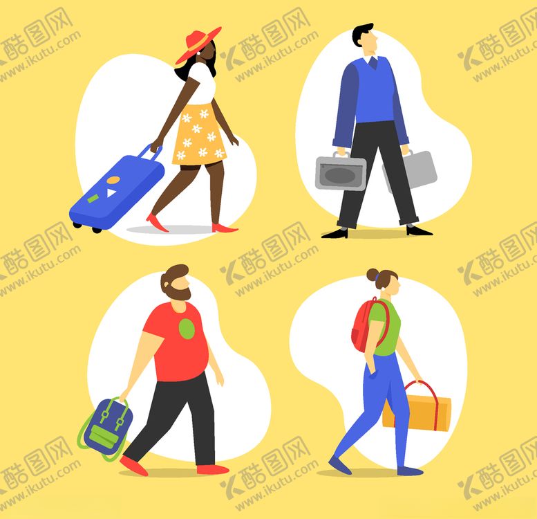 编号：71285010042109228786【酷图网】源文件下载-旅客游客