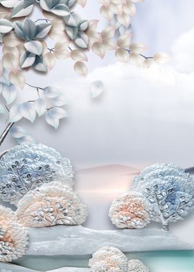 晶瓷画浮雕装饰画