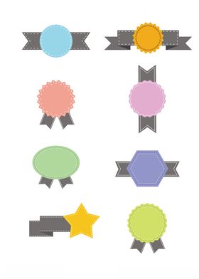 促销标签爆款热卖特惠清仓