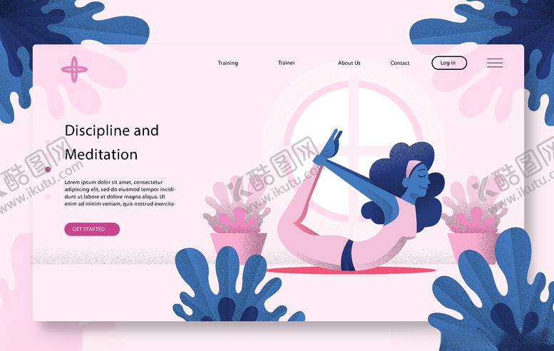 编号：58557109281407392644【酷图网】源文件下载-瑜伽网页