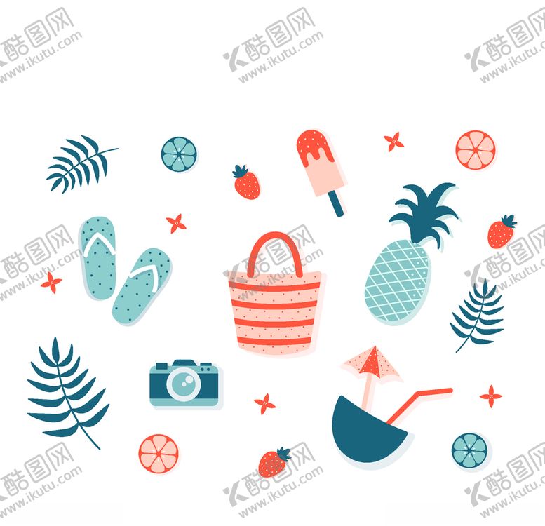 编号：33326507081624148134【酷图网】源文件下载-夏日元素