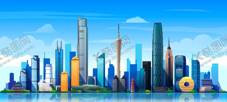编号：34562301121518115262【酷图网】源文件下载-广州地标建筑
