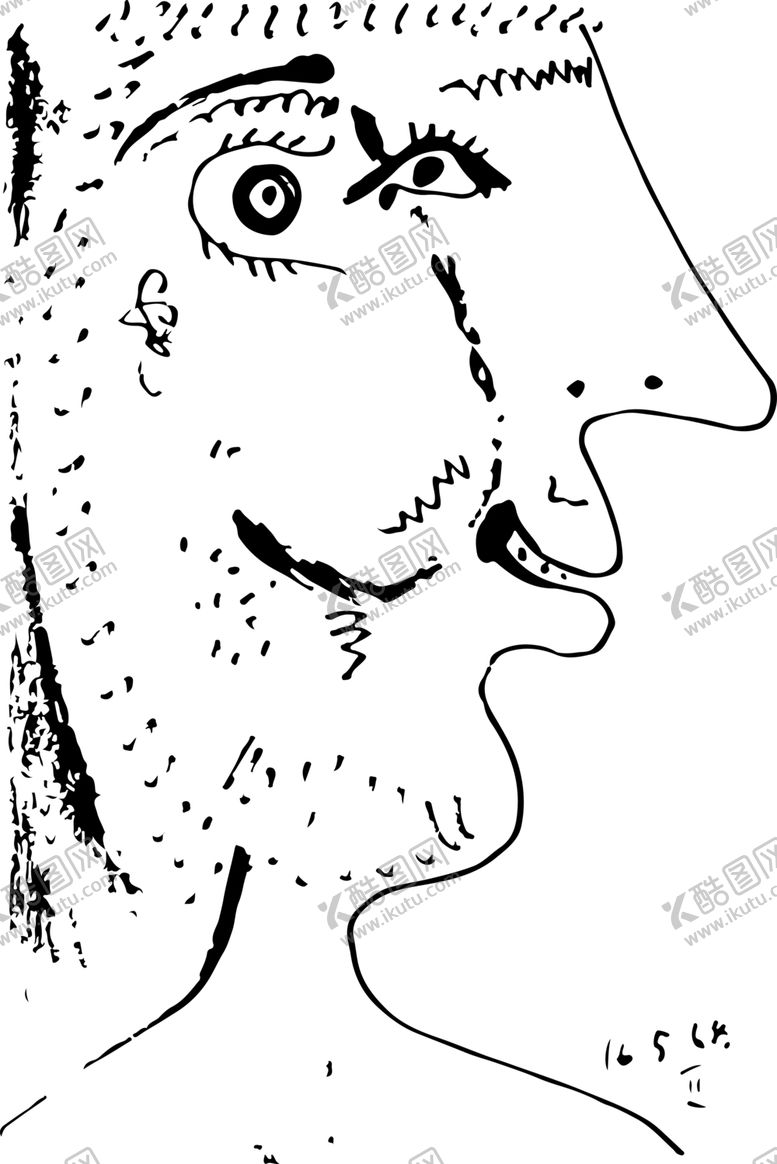 编号：31862207041928433995【酷图网】源文件下载-抽象画线稿