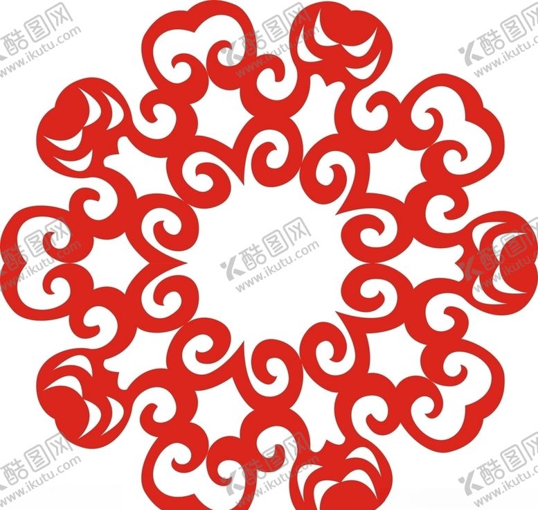 编号：82007806281426131532【酷图网】源文件下载-六角剪花窗花纸图案背景元素