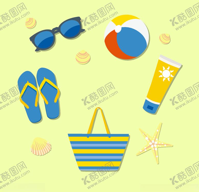 编号：23423811011318403383【酷图网】源文件下载-夏日元素