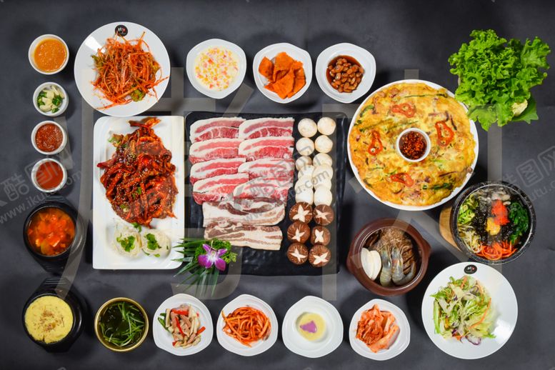 编号：72728707011242489388【酷图网】源文件下载-韩国烤肉美食传统美食餐饮