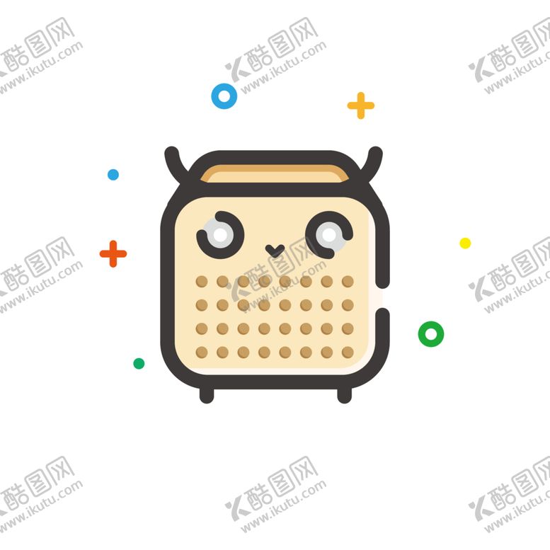 编号：45864706280414403539【酷图网】源文件下载-潮流色彩图标标志图形装饰素材