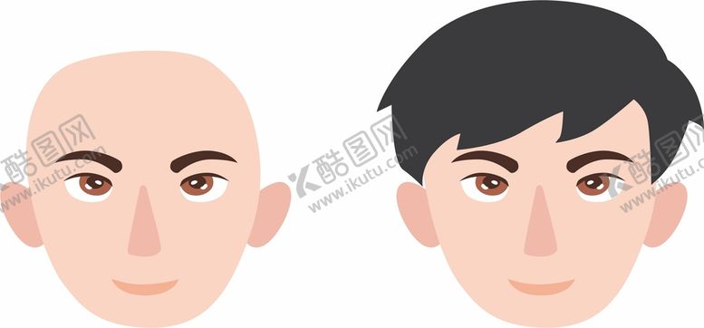 编号：40815410170340116773【酷图网】源文件下载-男生 光头
