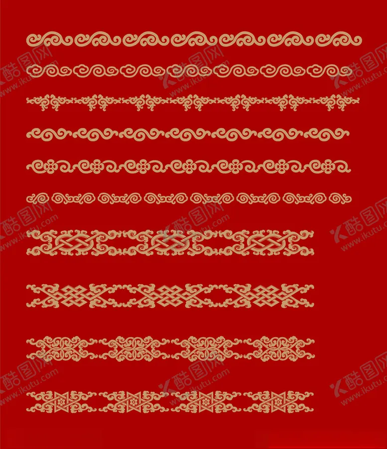编号：27783502270933447985【酷图网】源文件下载-中国古典花边边框矢量元素