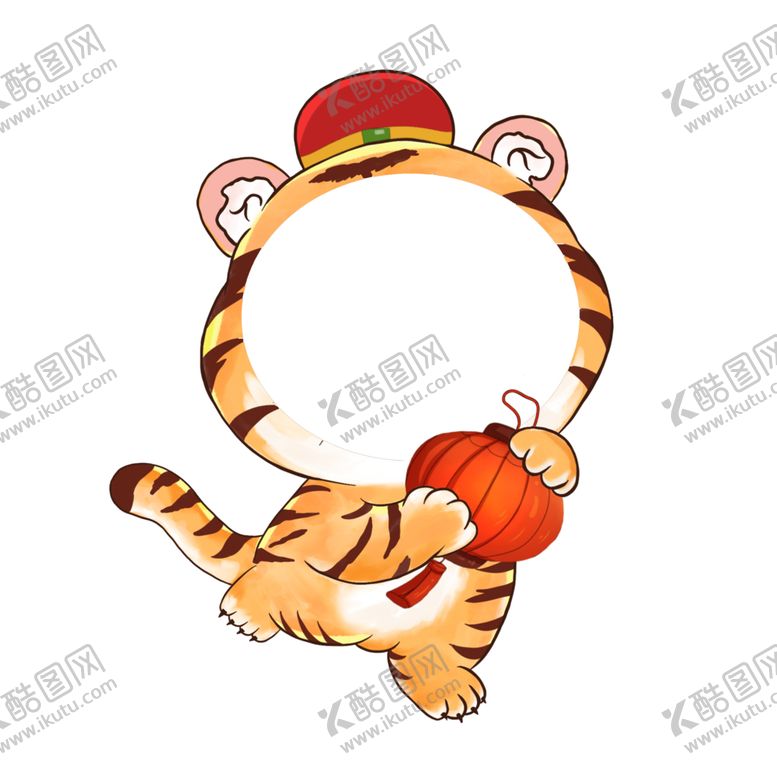 编号：96272801312322552581【酷图网】源文件下载-虎年头像框