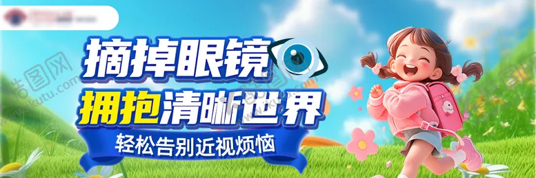 编号：74873712050721599758【酷图网】源文件下载-眼科摘镜宣传电商banner
