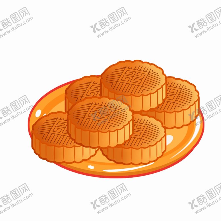 编号：88842809240046064475【酷图网】源文件下载-卡通月饼元素
