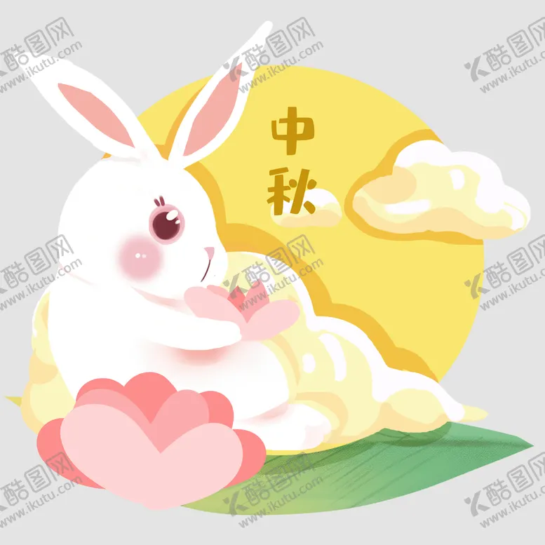编号：43198609201237426897【酷图网】源文件下载-中秋月饼玉兔素材