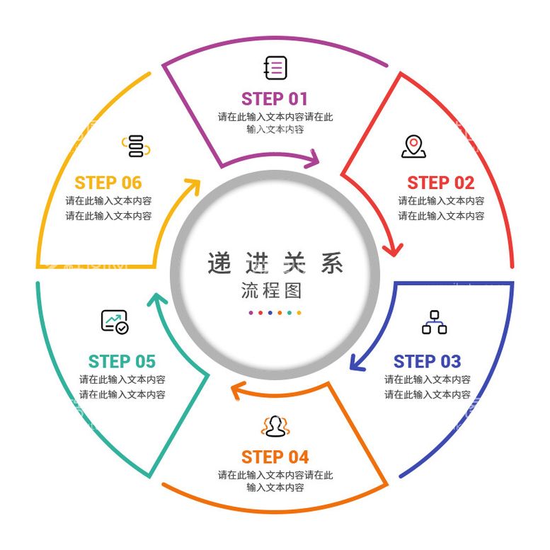 编号：79316711120008426581【酷图网】源文件下载-递进关系流程图表