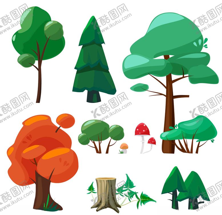 编号：67395509230952556215【酷图网】源文件下载-手绘矢量大树