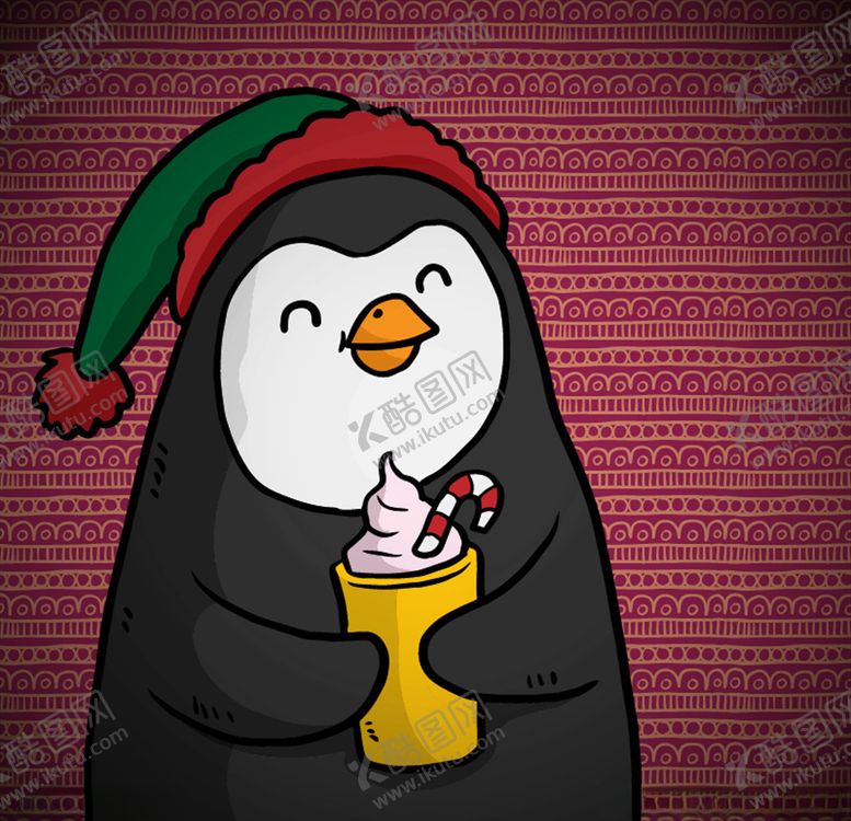 编号：14316109291437078610【酷图网】源文件下载-卡通企鹅