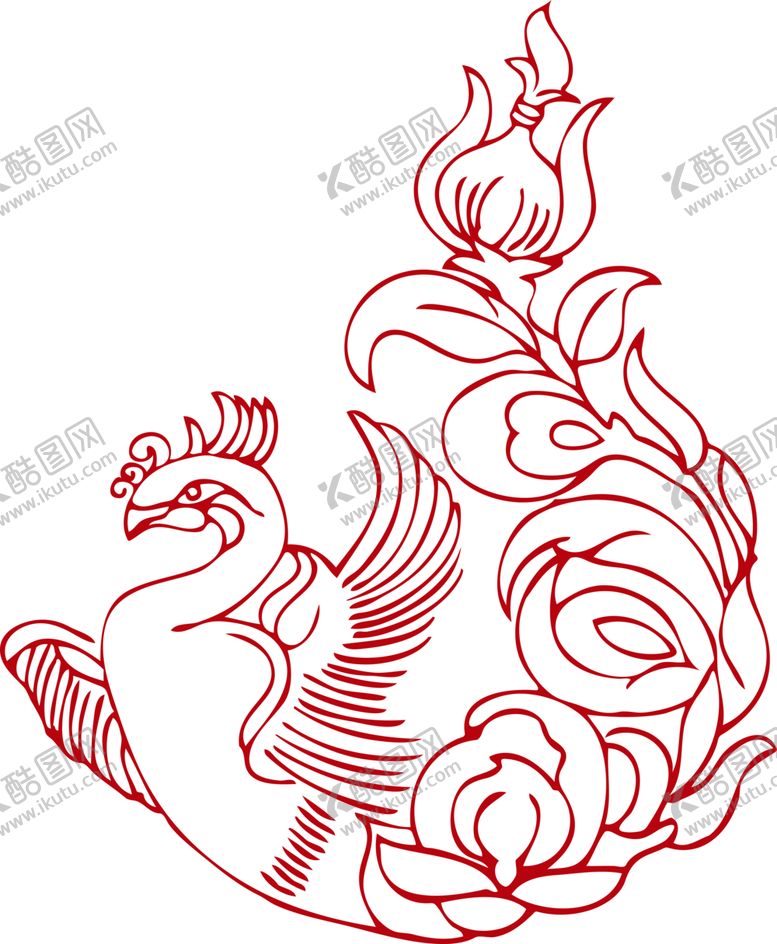 编号：49807306240804109657【酷图网】源文件下载-凤凰凤龙凤图腾中国风古