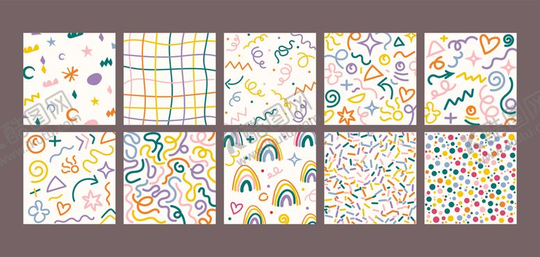 编号：69803504020524303695【酷图网】源文件下载-几何线条图案