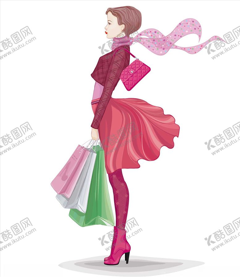 编号：96282307071009152402【酷图网】源文件下载-时装女人