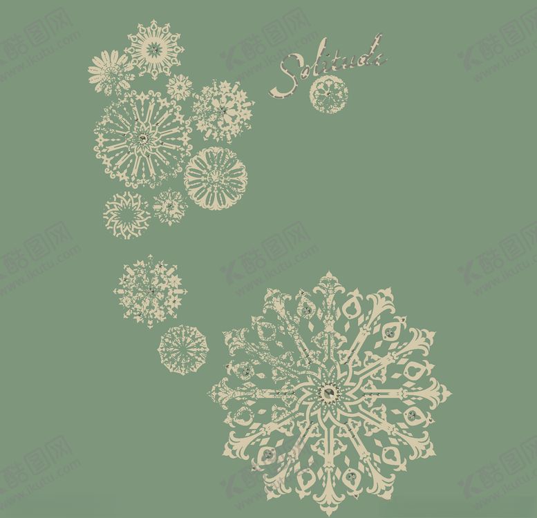 编号：57998209182309452290【酷图网】源文件下载-雪花花纹花朵