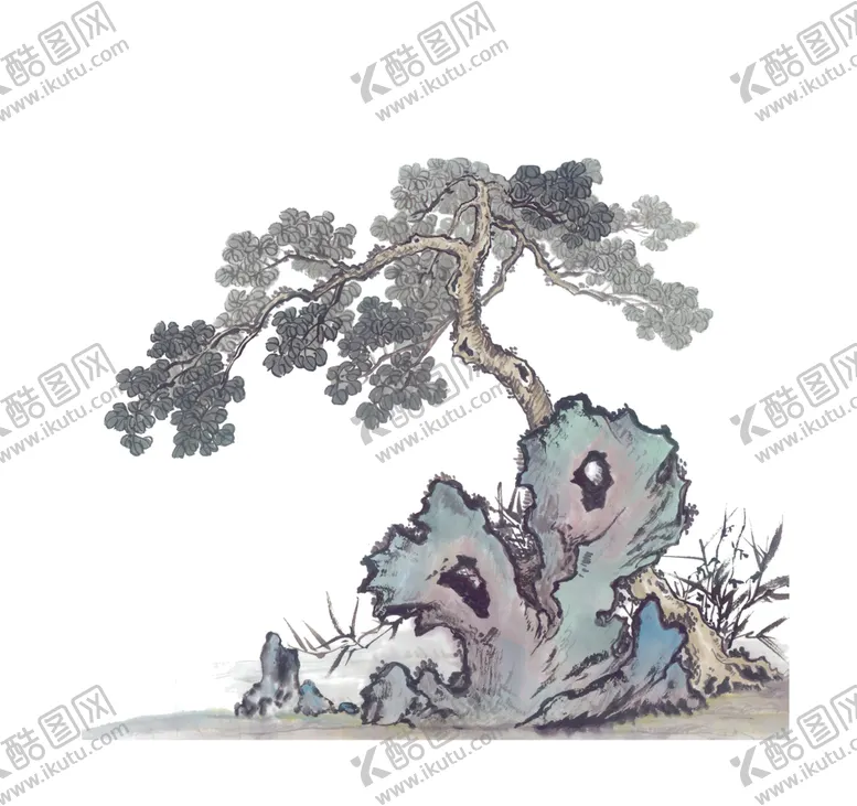 编号：38121205090123299492【酷图网】源文件下载-中国风山水水墨画