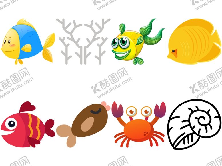 编号：12698305060354445513【酷图网】源文件下载-海洋生物