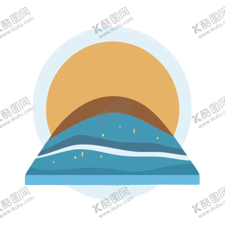 编号：61784202150638504489【酷图网】源文件下载-波浪海浪极简浪花几何图形装饰