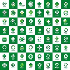 绿色环保图标集合