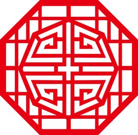 窗花红色中国元素