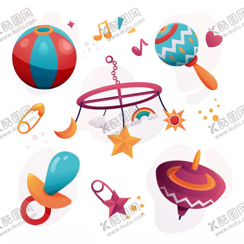 编号：78293001261309048319【酷图网】源文件下载-婴儿玩具插图