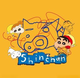 蜡笔小新肥嘟嘟左卫门手绘