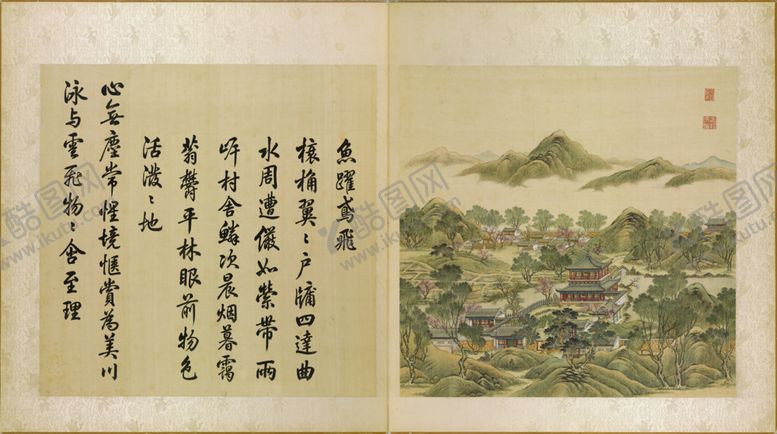 编号：53596105051947034347【酷图网】源文件下载-圆明园四十景图咏鱼跃鸢飞