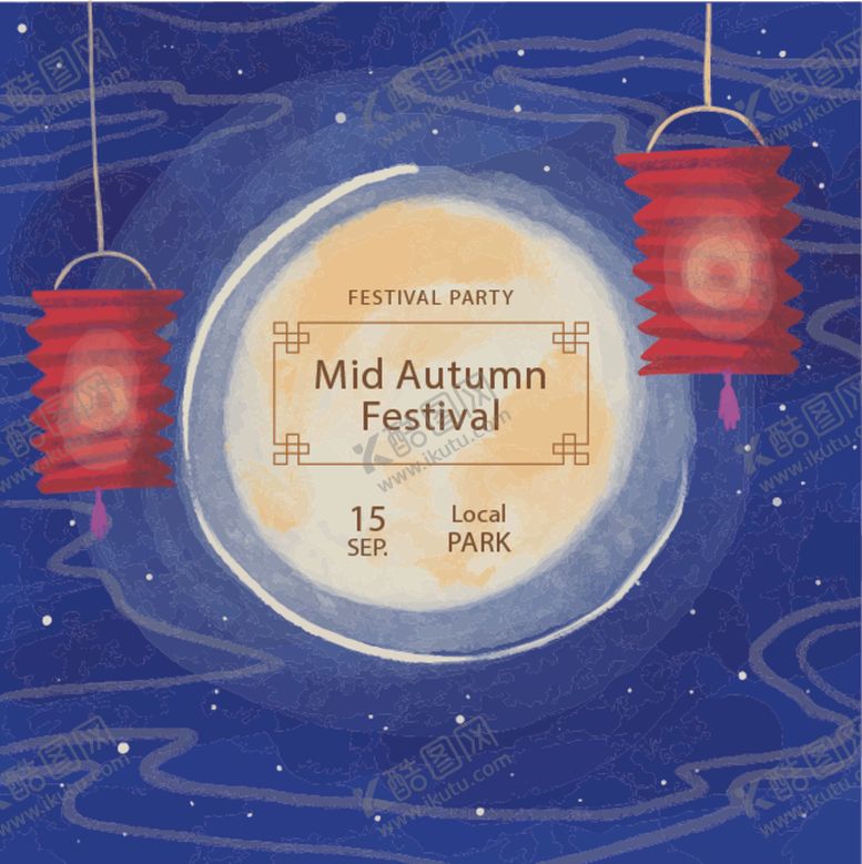 编号：12708010091547117741【酷图网】源文件下载-中秋插画EPS矢量