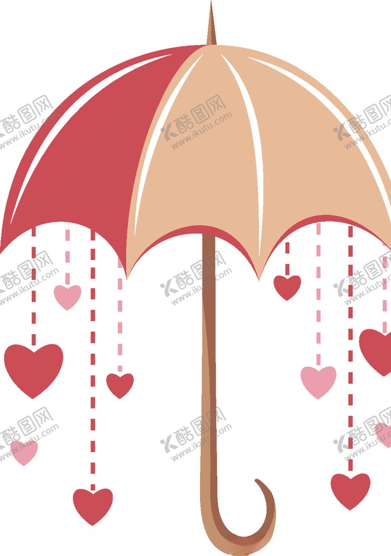 编号：91441610280835494267【酷图网】源文件下载-爱心伞