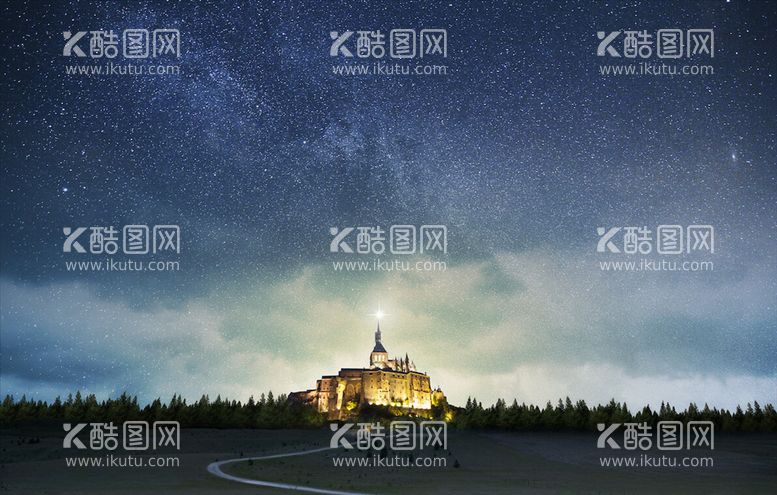 编号：95468903220602504174【酷图网】源文件下载-夜晚星空