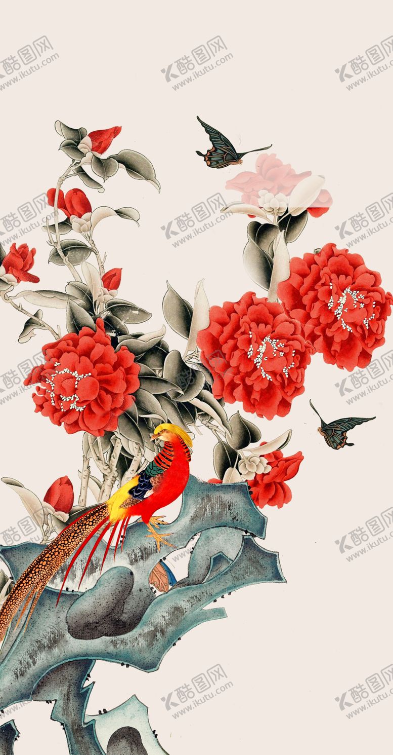 编号：23622105010040448047【酷图网】源文件下载-中式画装饰画玄关屏风电视背景墙
