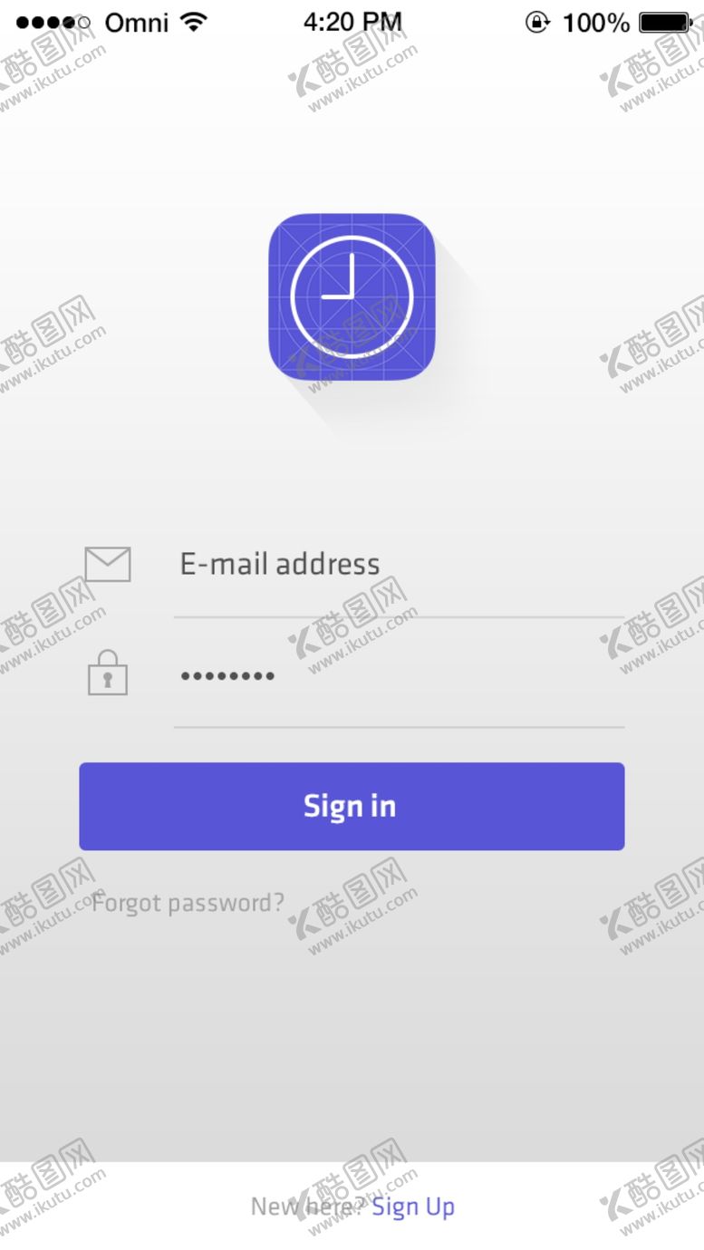 编号：08246909211313393098【酷图网】源文件下载-登录界面