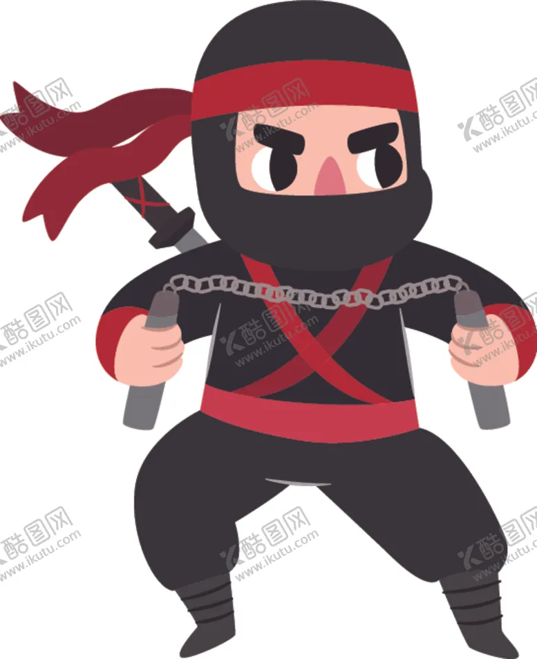 编号：62986804071630127974【酷图网】源文件下载-卡通忍者