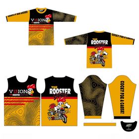 摩托车队骑行服饰套装展示