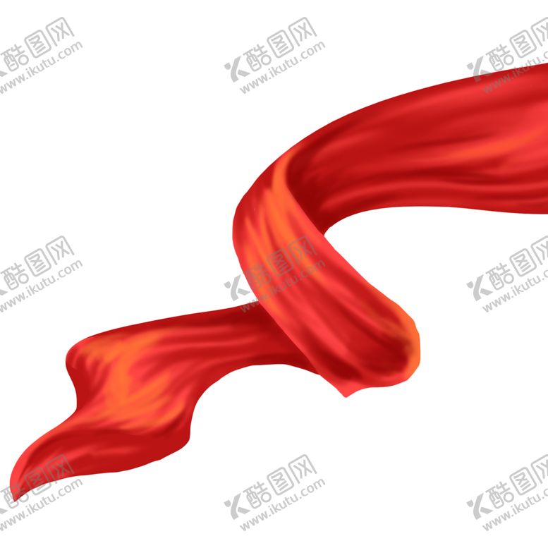 编号：81071006252218316871【酷图网】源文件下载-红色飘带
