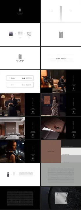 地产黑金VIS提案贴图