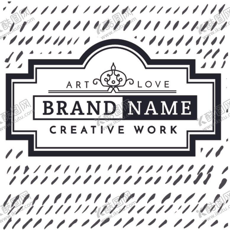 编号：29253109200313187080【酷图网】源文件下载-黑白简约花纹图案设计