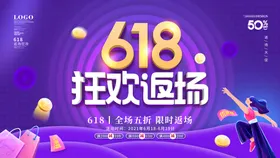 618海报年中淘宝购物天猫
