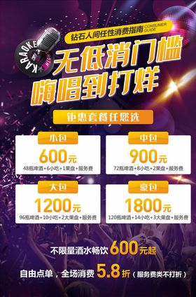 酒吧KTV夜店酒水活动海报