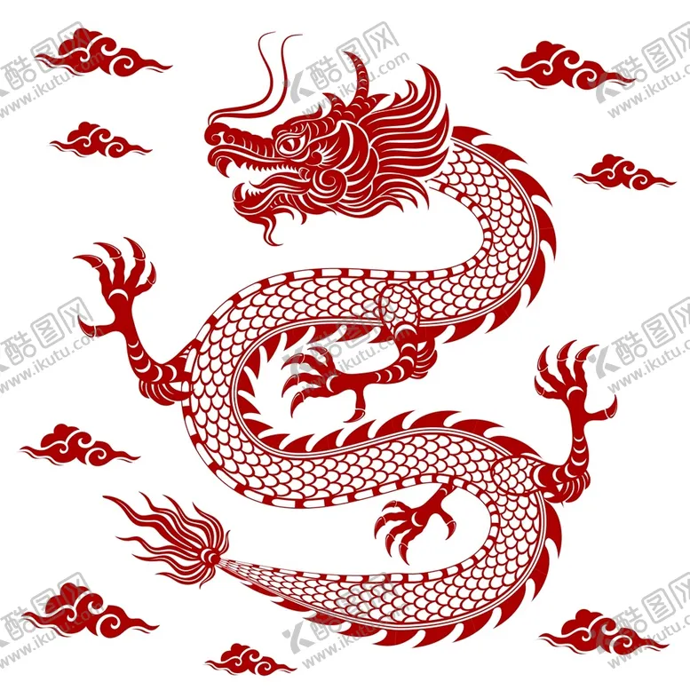 编号：04967109151958455978【酷图网】源文件下载-2024龙年新年龙生肖龙